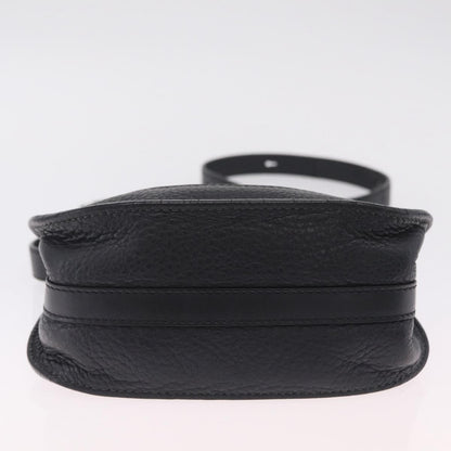 Chloe Hayley Hobo Leather, Black, Leather, Shoulder Bag