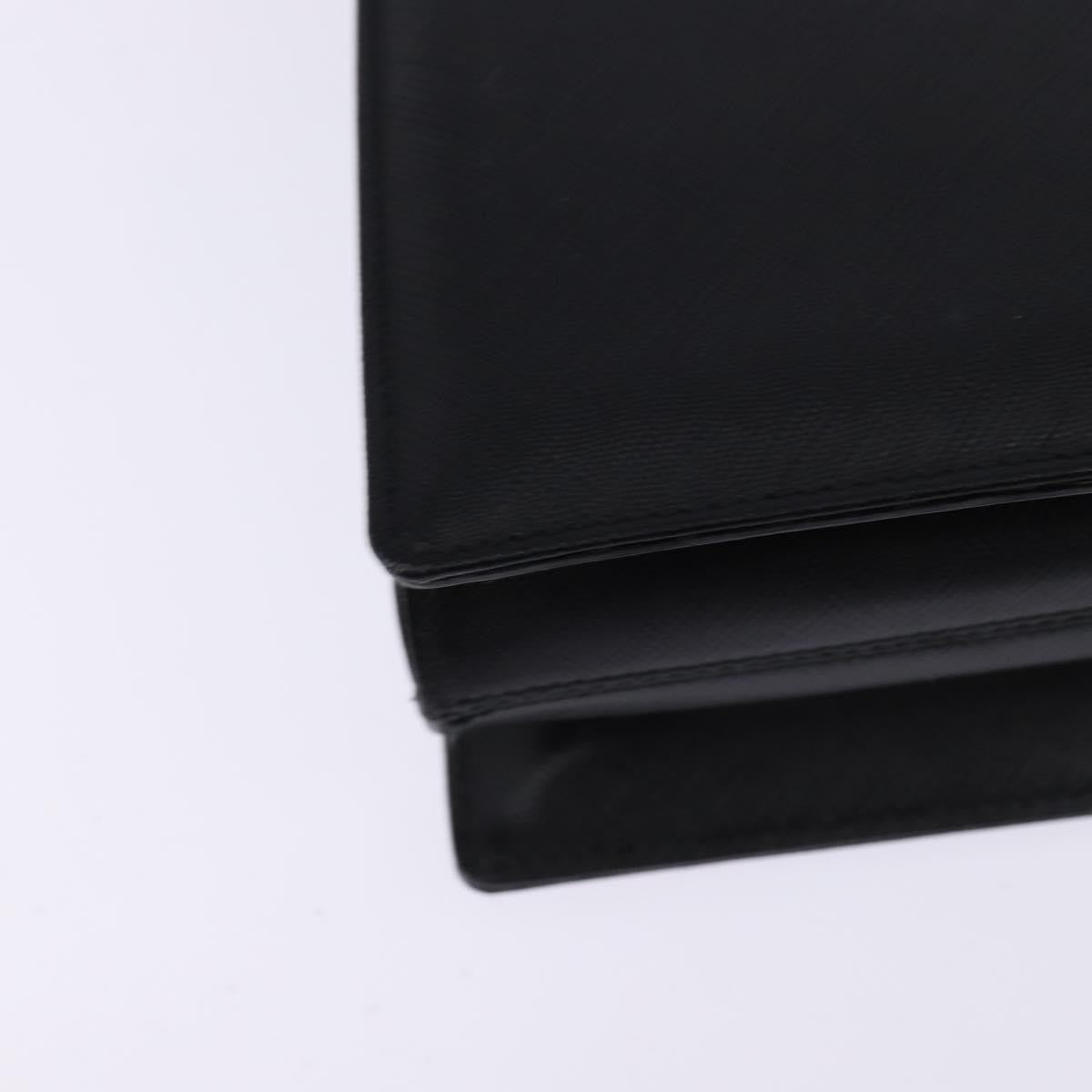 Salvatore Ferragamo Convertible Top Handle Leather, Black, Leather, Handbag