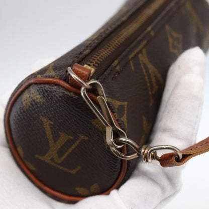 Louis Vuitton Papillon Pochette Monogram Canvas, Brown, Canvas, Clutch