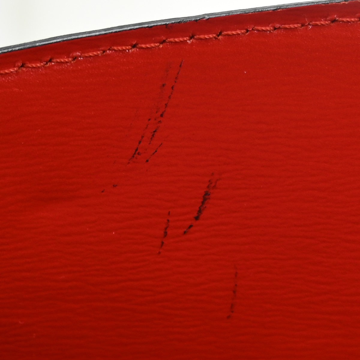 Louis Vuitton Cluny Epi Leather, Red, Leather, Shoulder Bag