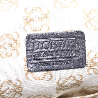 Loewe Travel Line Boston, Black, Leather, Travel Bag