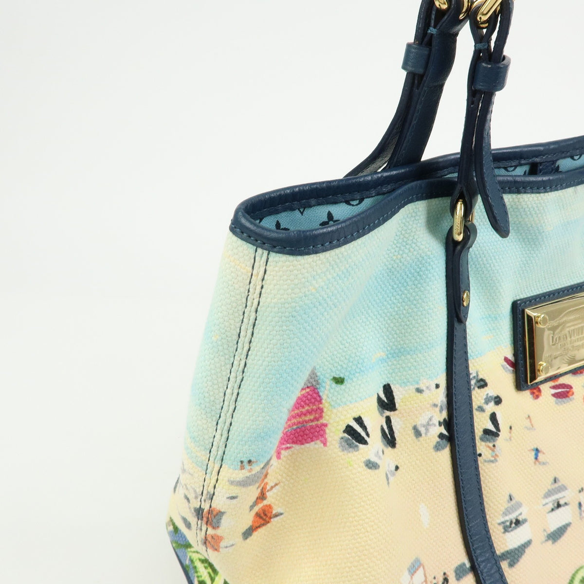 Louis Vuitton Ailleurs Cabas Limited Edition Printed Canvas, Multicolour, Canvas, Tote Bag