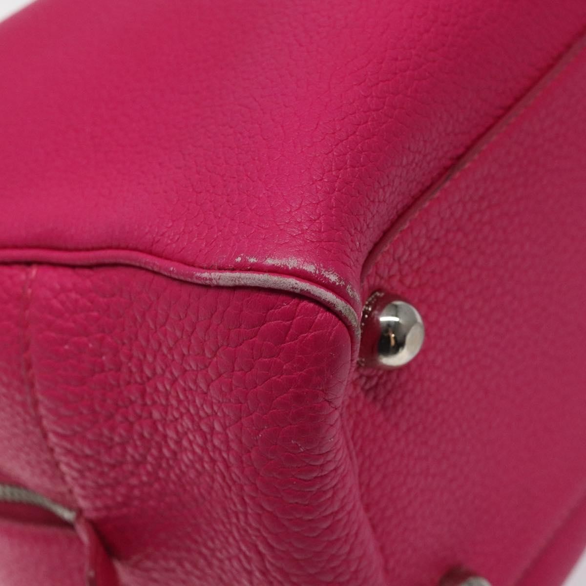 Loewe Vintage Anagram Leather, Pink, Leather, Handbag