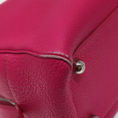 Loewe Vintage Anagram Leather, Pink, Leather, Handbag