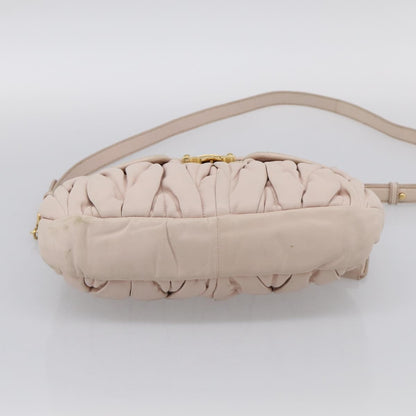 Miu Miu Coffer Hobo Matelasse Leather, Pink, Leather, Handbag