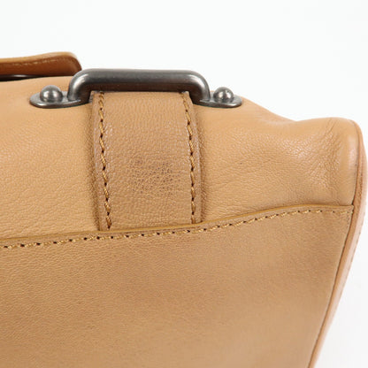 Celine Handbag Leather, Brown, Leather, Handbag