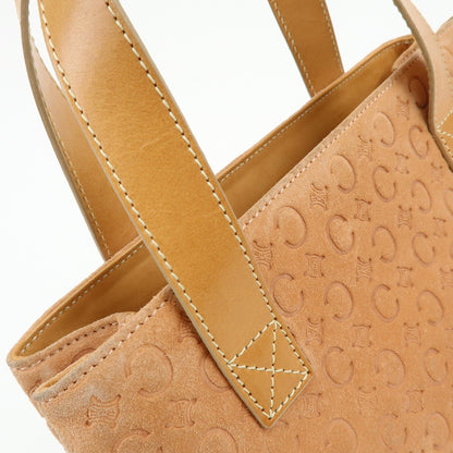 Celine C Macadam Suede, Beige, Suede, Handbag