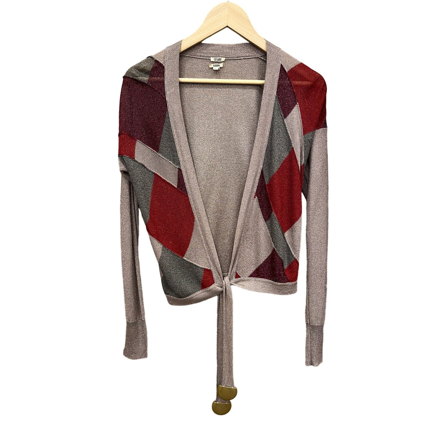 Cesare Fabbri Cardigan & Top Set 42 IT Multicolor