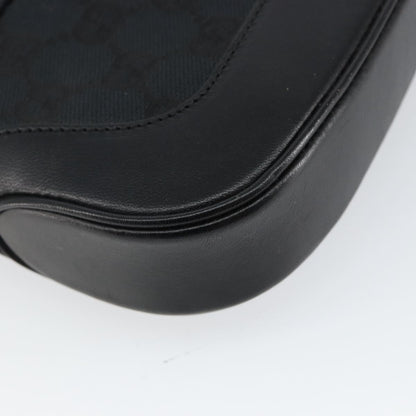 Gucci Vintage Jackie O Web Hobo GG Canvas, BLACK, CANVAS, Shoulder bag