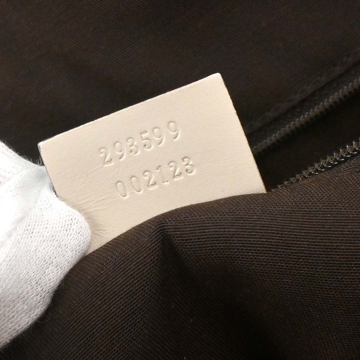 Gucci Princy Zip Tote GG Canvas and leather, White, Leather, Tote Bag