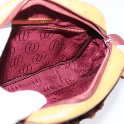 Cartier Tasseled Must de Cartier Leather, Beige, Leather, Shoulder Bag