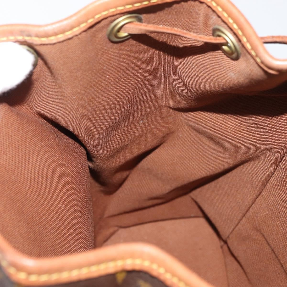 Louis Vuitton Vintage Montsouris Monogram Canvas, Brown, Canvas, Backpack
