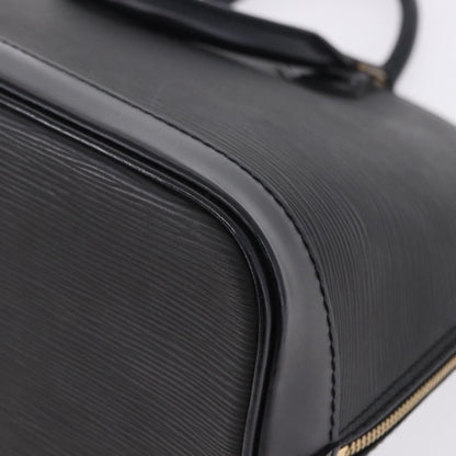 Louis Vuitton Alma Epi Leather, Black, Leather, Handbag