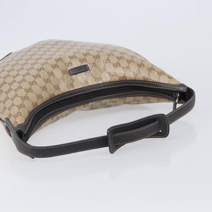 Gucci Nice Hobo Patent Canvas, Beige, Canvas, Shoulder Bag