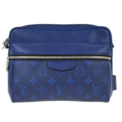 Louis Vuitton Outdoor BumBag Monogram Taigarama, Blue, Leather, Shoulder Bag