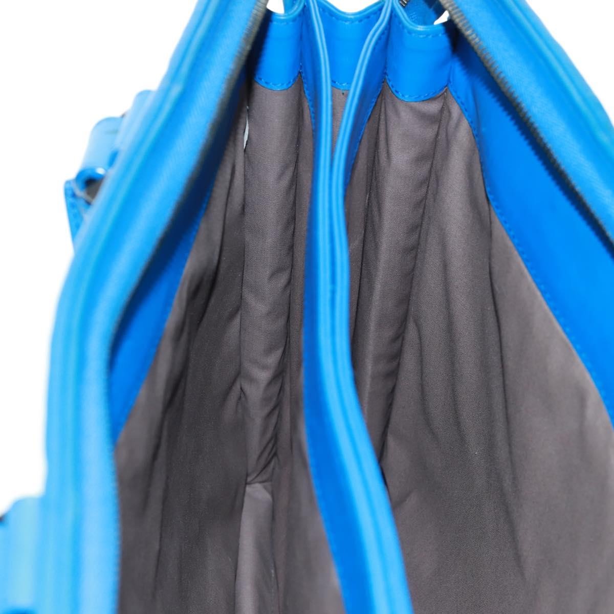 Bottega Veneta Top Zip Intrecciato Nappa, Blue, Leather, Briefcase
