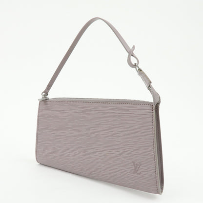 Louis Vuitton Pochette Accessoires Epi Leather, Purple, Leather, Clutch