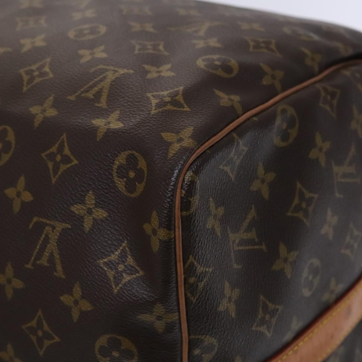 Louis Vuitton Keepall Bag Monogram Canvas, BROWN, CANVAS, Travel bag