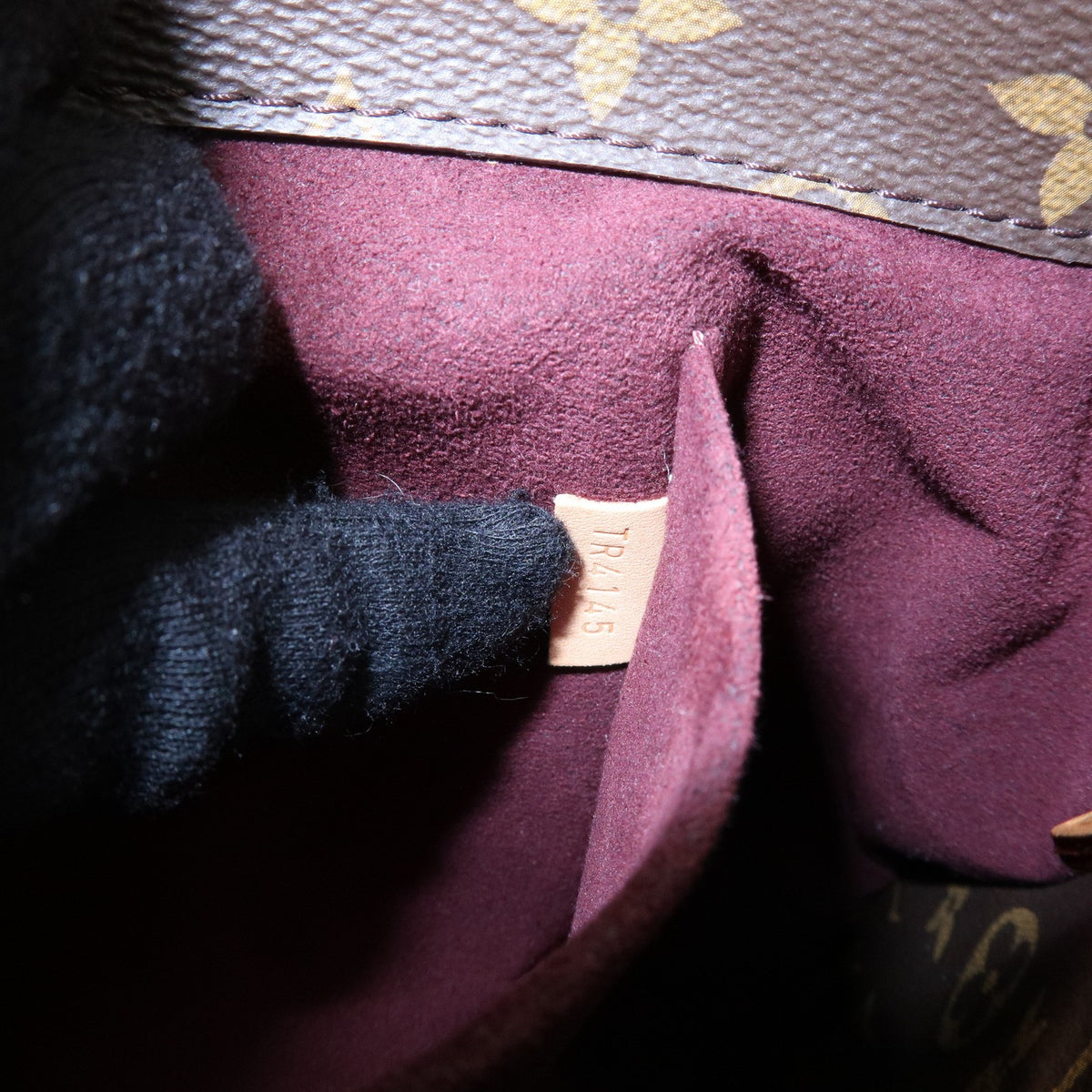 Louis Vuitton Montaigne Monogram Canvas, Brown, Canvas, Handbag