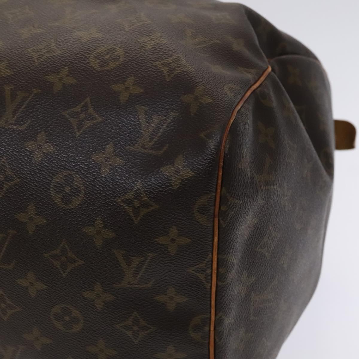 Louis Vuitton Keepall Bag Monogram Canvas, BROWN, CANVAS, Travel bag