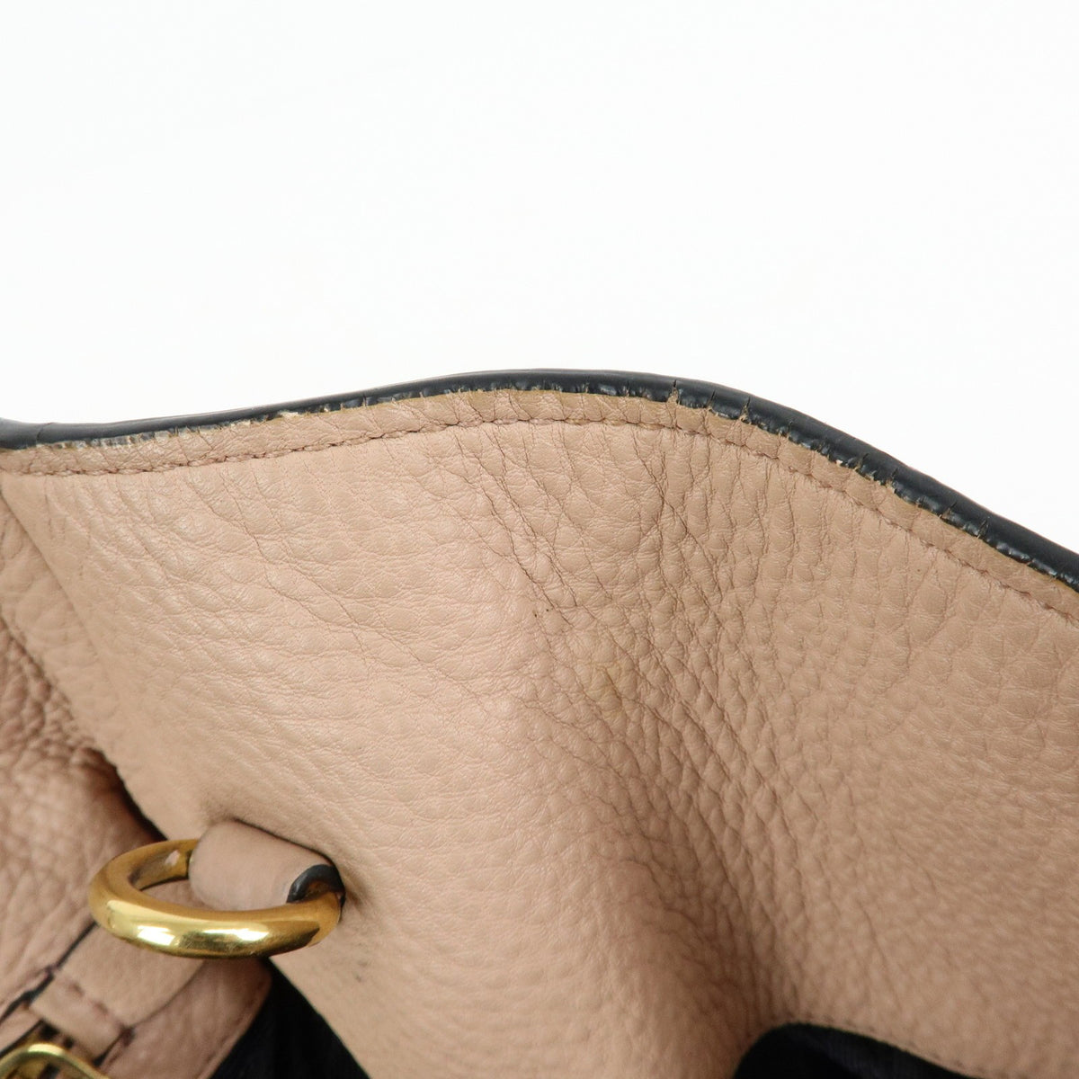 Prada Front Pocket Wing Convertible Vitello Daino, Beige, Leather, Tote Bag