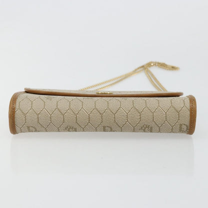 Christian Dior Vintage honeycomb clutch Canvas, Beige, Canvas, Clutch