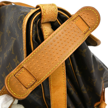 Louis Vuitton Saumur Monogram Canvas, Brown, Canvas, Shoulder Bag