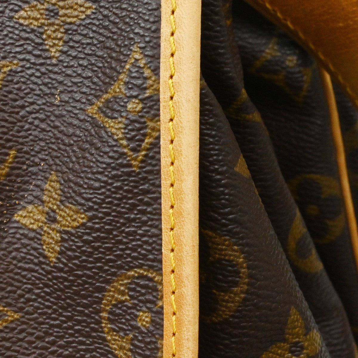 Louis Vuitton Saumur Monogram Canvas, Brown, Canvas, Shoulder Bag