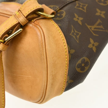 Louis Vuitton Montsouris Monogram, Brown, Canvas, Backpack