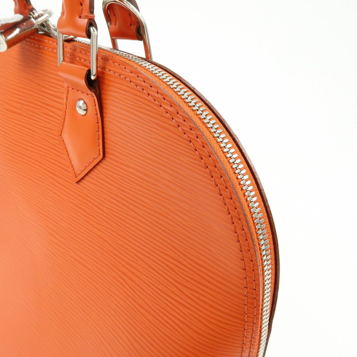 Louis Vuitton Alma Epi Leather, Orange, Leather, Handbag