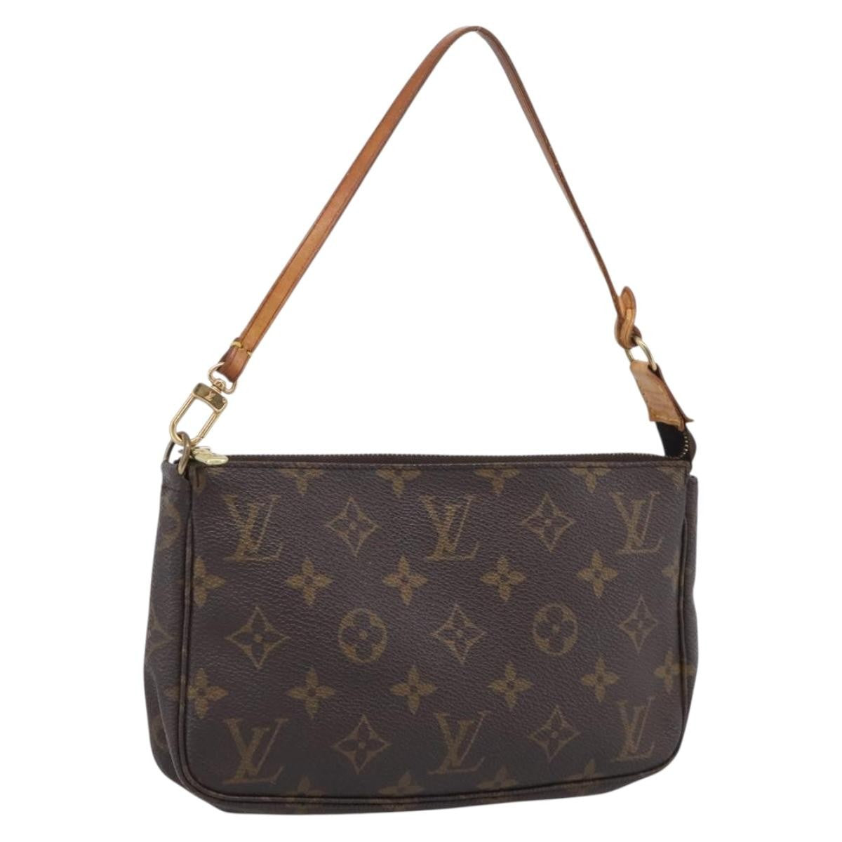 Louis Vuitton Pochette Accessoires NM Monogram Canvas, Brown, Canvas, Clutch