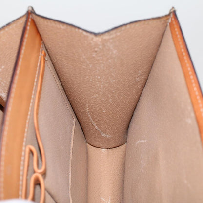 Celine Macadam Handbag Macadam with leather, BROWN, LEATHER, Handbag