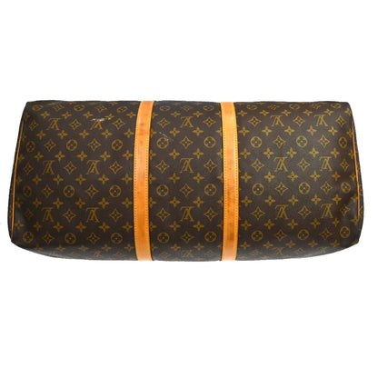 Louis Vuitton Keepall Monogram Canvas, Brown, Canvas, Travel Bag