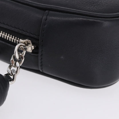 Saint Laurent Classic Monogram Blogger Patch Embellished Leather, Black, Leather, Crossbody Bag