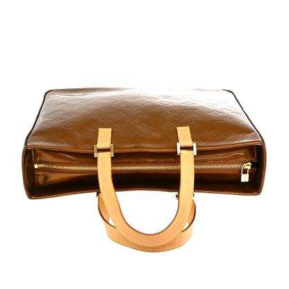 Louis Vuitton Columbus Monogram Vernis, Brown, Patent Leather, Handbag