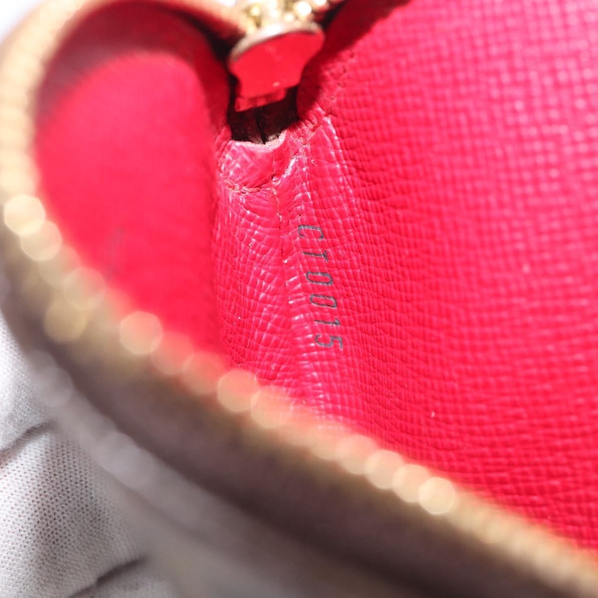 Louis Vuitton Porte Monnaie Coin Purse Limited Edition Monogram Cerises, Brown, Canvas, Clutch