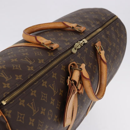 Louis Vuitton Keepall Monogram, Brown, Canvas, Travel Bag