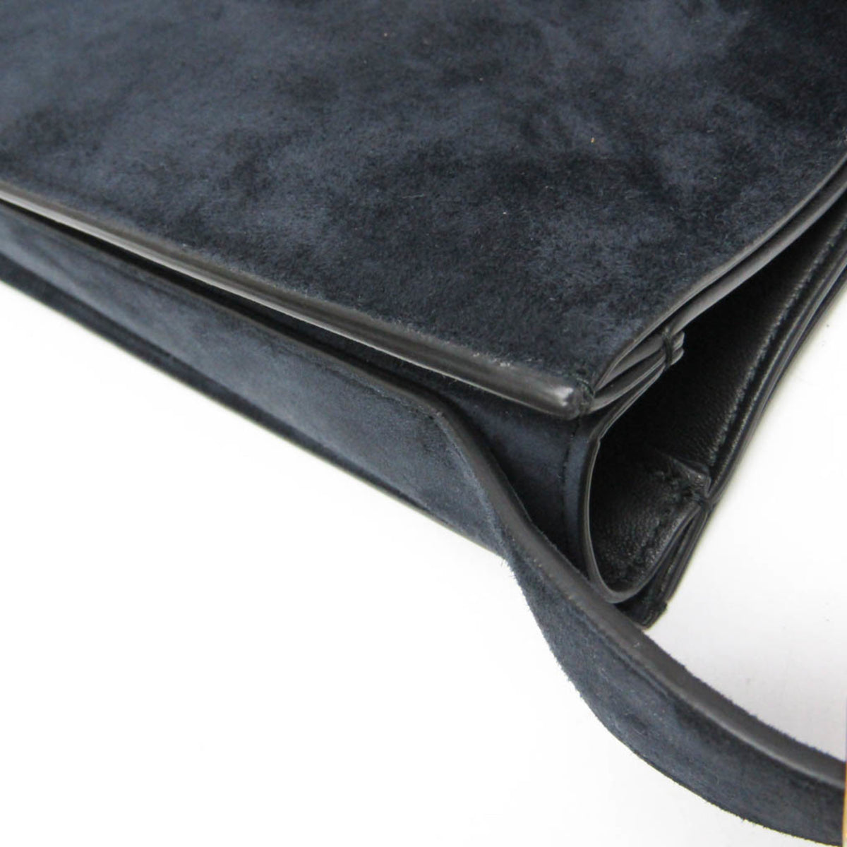 Bottega Veneta Marie Suede, Navy, Suede, Shoulder Bag