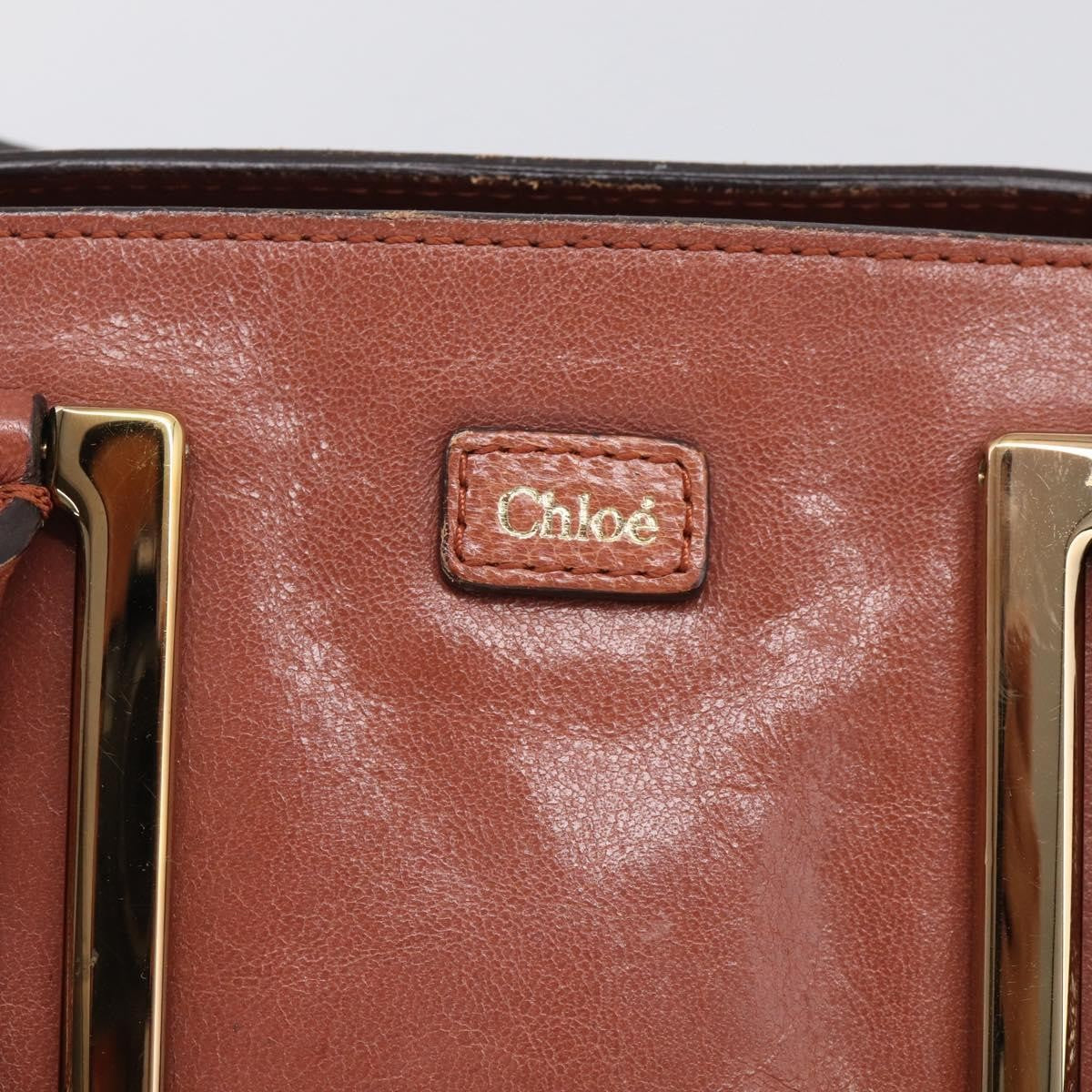 Chloe Ethel Leather, Pink, Leather, Handbag