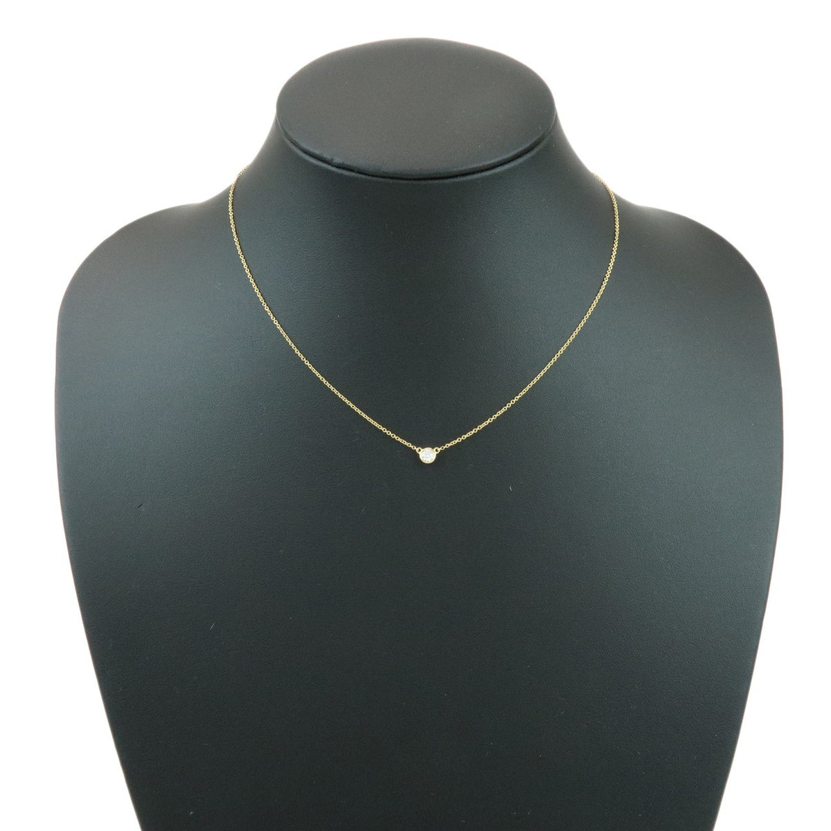 Tiffany & Co. Elsa Peretti Diamonds By The Yard Pendant 18K Yellow Gold with Diamond, Gold, Yellow Gold, Necklace