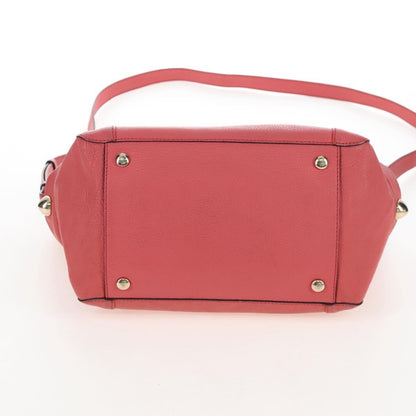 Chloe Bridget Convertible Satchel Leather, Pink, Leather, Handbag