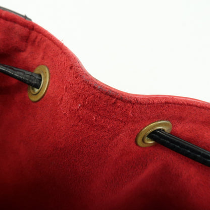 Louis Vuitton Bicolor Petit Noe Epi Leather, Red, Leather, Handbag