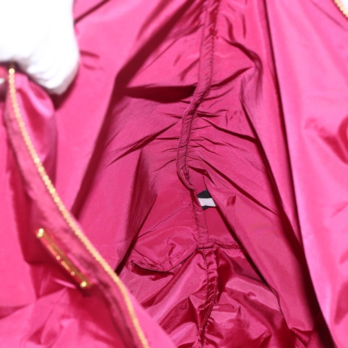 Miu Miu Tote Nylon, Pink, Nylon, Handbag
