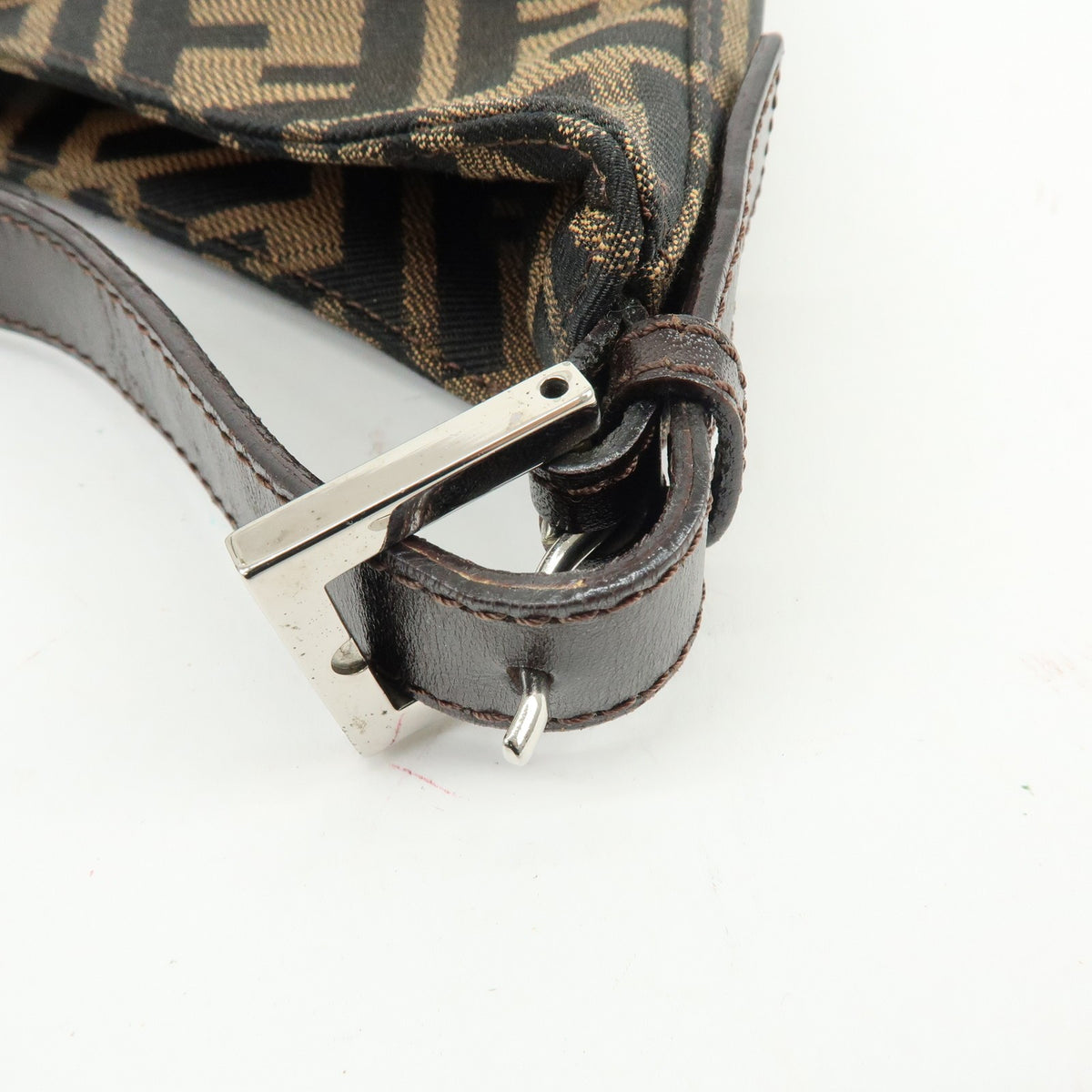 Fendi Vintage Zucca Canvas, Brown, Canvas, Tote Bag