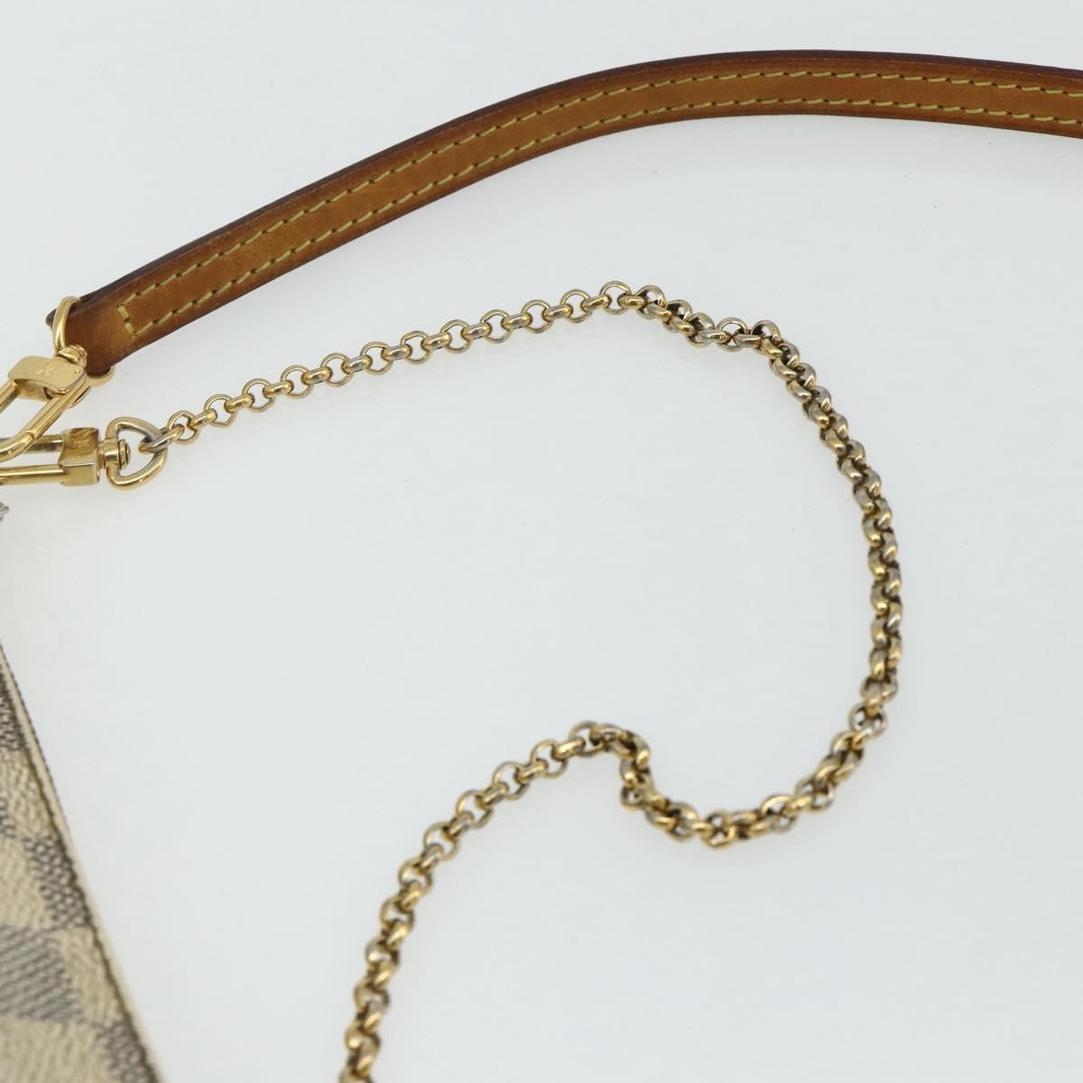 Louis Vuitton Eva Damier, Beige, Canvas, Shoulder Bag
