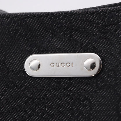 Gucci Original Messenger GG Canvas and leather, Black, Canvas, Shoulder Bag