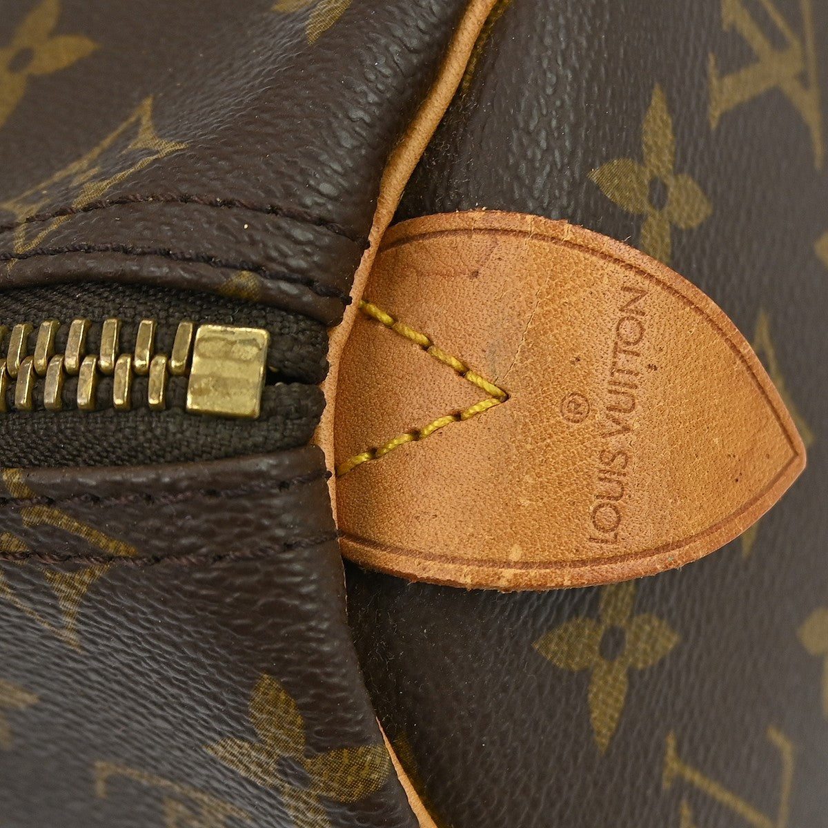 Louis Vuitton Keepall Monogram Canvas, Brown, Canvas, Travel Bag