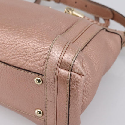 Gucci Bella Convertible Top Handle Leather, Pink, Leather, Handbag