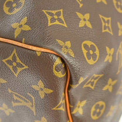 Louis Vuitton Keepall Bandouliere Monogram Canvas, Brown, Canvas, Travel Bag