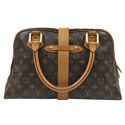 Louis Vuitton Manhattan Monogram Canvas, Brown, Canvas, Handbag